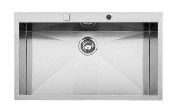 polish stainless steel sink, 780x510mm