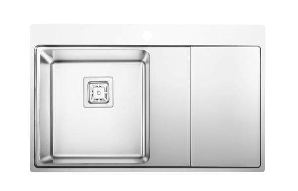 square stainless steel sink, 860x520mm
